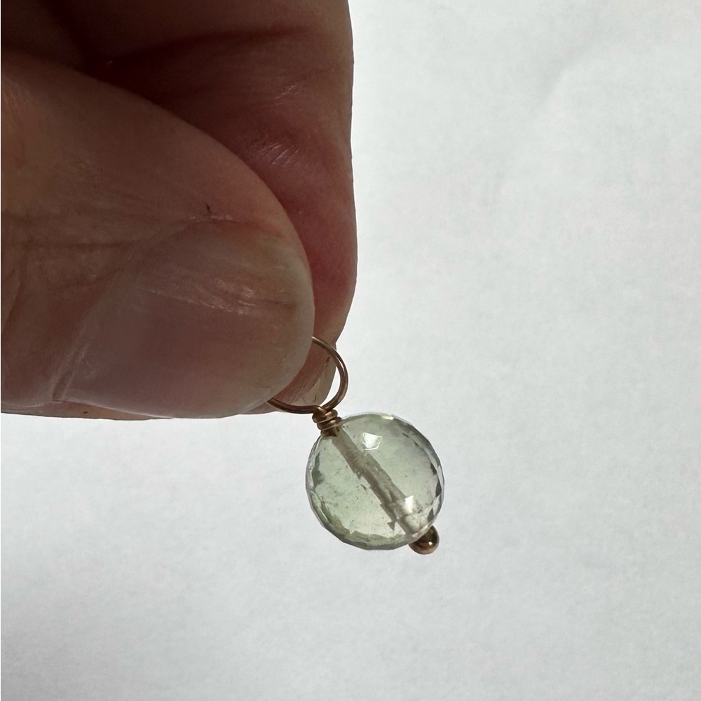 Heather B. Moore Pale Green Faceted Gemstone